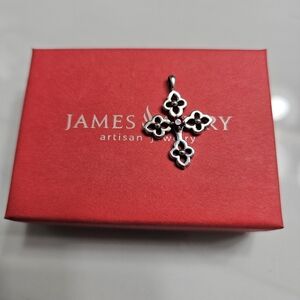 James Avery Blooms of Hope cross with Garnet Retired